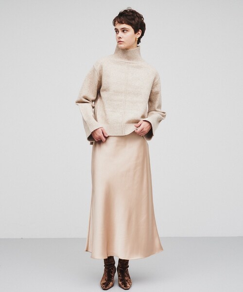 cloenc（クロエンス）の「◆【手洗い可】ハイネックニットプルオーバー（ニット/セーター・レディース・ライトグリーン/ホワイト/ベージュ/グレー系2/アイボリー系2/グレー・02）」の16枚目の写真