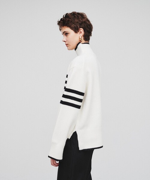 cloenc（クロエンス）の「◆【手洗い可】ハイネックニットプルオーバー（ニット/セーター・レディース・ライトグリーン/ホワイト/ベージュ/グレー系2/アイボリー系2/グレー・02）」の19枚目の写真