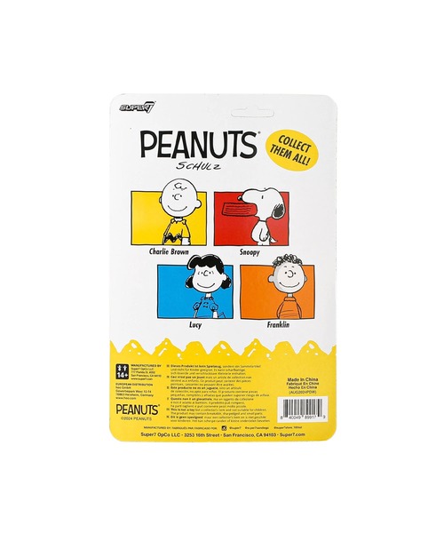 Super7 PEANUTS スーパー7 ピーナッツ リアクションフィギア W07