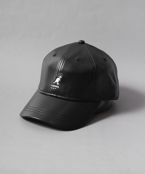 KANGOL SMU FAUX LEATHER BASEBALL（キャップ）｜KANGOL