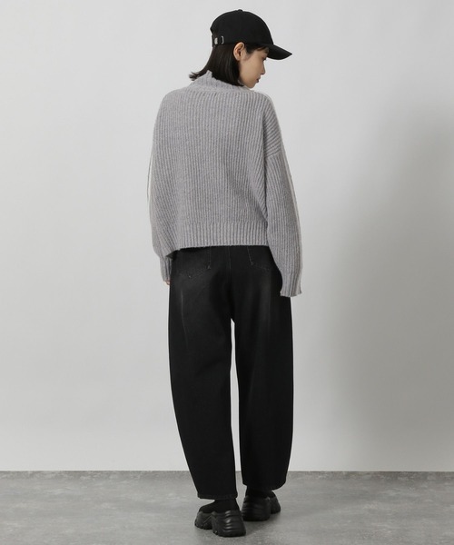 セール】ハーフZIPラインニットプルオーバー / 220869（ポロシャツ