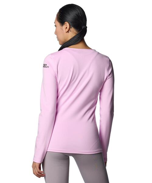 UNDER ARMOUR(アンダーアーマー)の「UAコールドギア プロ ロングスリーブ クルーネック シャツ(トレーニング/レディース)(Tシャツ/カットソー・レディース・レッド系その他・M/L/XL/S)」の2枚目の写真