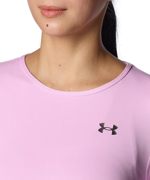 UNDER ARMOUR(アンダーアーマー)の「UAコールドギア プロ ロングスリーブ クルーネック シャツ(トレーニング/レディース)(Tシャツ/カットソー・レディース・レッド系その他・M/L/XL/S)」の4枚目の写真