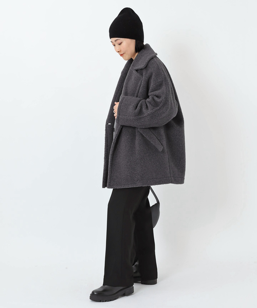 AP STUDIO（エーピーストゥディオ）の「ボアピーコート（ピーコート