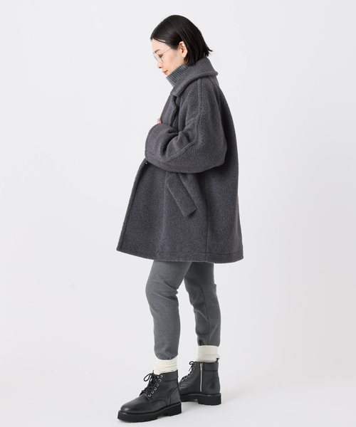 AP STUDIO（エーピーストゥディオ）の「ボアピーコート（ピーコート