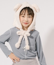 URBAN CHERRY | 【Mielボアシリーズ】ポンポン紐付きくま耳キャップ(ハット)