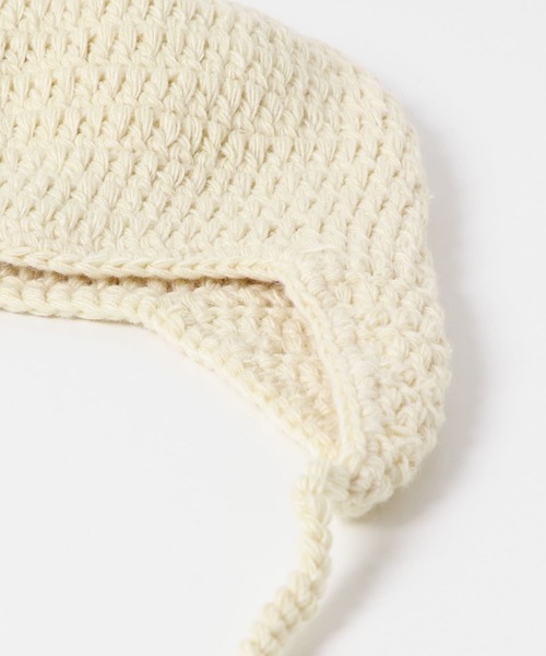 SENSE OF PLACE by URBAN RESEARCH（センスオブプレイスバイアーバンリサーチ）の「イヤーフラップニットキャップ（ニットキャップ/ビーニー・メンズ・ブラック/アイボリー/グレー・ONE）」の13枚目の写真