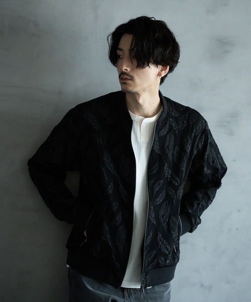 RATTLE TRAP（ラトルトラップ）の「フェザージャガードジャージボンバージャケット（MA-1・メンズ・ブラック/ホワイト・M/L）」の21枚目の写真