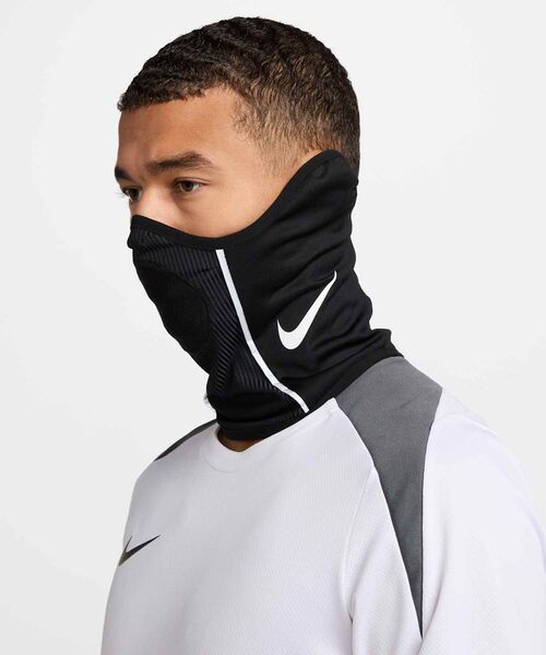 NIKE（ナイキ）の「ナイキ アカデミー Dri-FIT サッカースヌード / Nike Academy Dri-FIT Soccer Snood HF0784-010 Black（ネックウォーマー/スヌード・メンズ・ブラック・L/XL/S/M）」の5枚目の写真