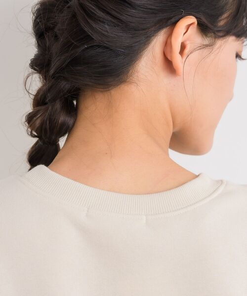 RETRO GIRL（レトロガール）の「箔プリントトレーナー（Tシャツ/カットソー・レディース・チャコールグレー/ナチュラル・FREE）」の20枚目の写真