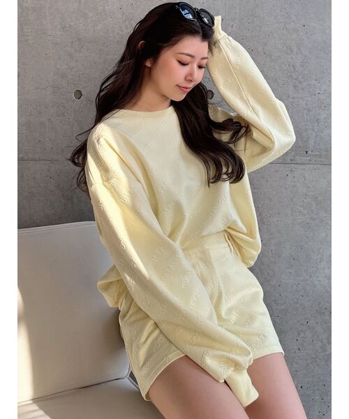 GYDA(ジェイダ)の「POSH FADITAL ロゴショートパンツ【SETUP着用可】(その他パンツ・レディース・ライトイエロー/オフホワイト/ブラック・FREE)」の13枚目の写真