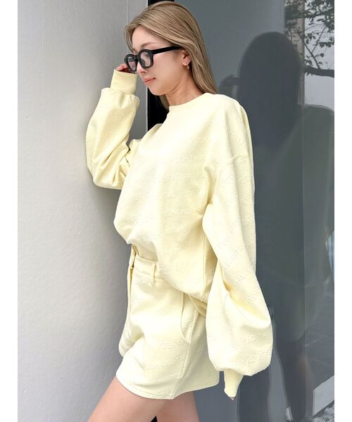 GYDA(ジェイダ)の「POSH FADITAL ロゴショートパンツ【SETUP着用可】(その他パンツ・レディース・ライトイエロー/オフホワイト/ブラック・FREE)」の18枚目の写真