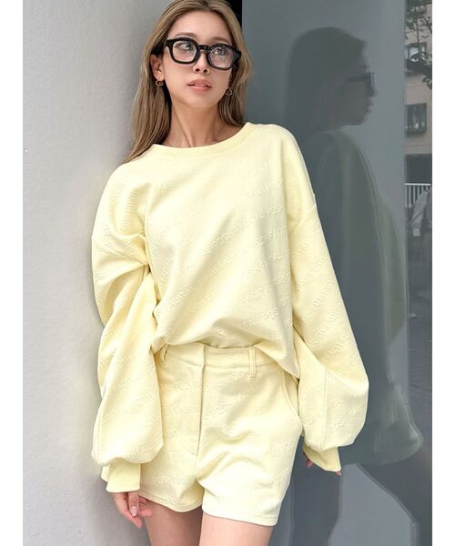 GYDA(ジェイダ)の「POSH FADITAL ロゴショートパンツ【SETUP着用可】(その他パンツ・レディース・ライトイエロー/オフホワイト/ブラック・FREE)」の19枚目の写真