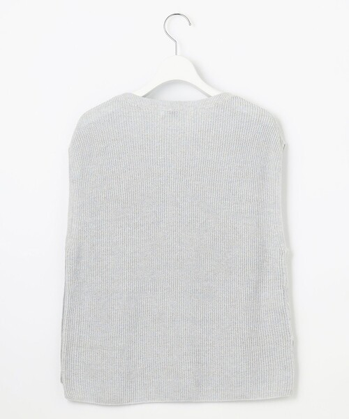 J.PRESS（ジェイプレス）の「【洗える】Linen Cotton Vest  ニット ベスト（ベスト・レディース・ネイビー系/ベージュ系/ライトグレー系/ブルー系・F）」の20枚目の写真