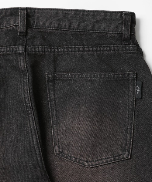 ブラック ワイドデニムパンツ S chuclla（チュクラ）の「ブラックデニム ルーズデニム ワイド