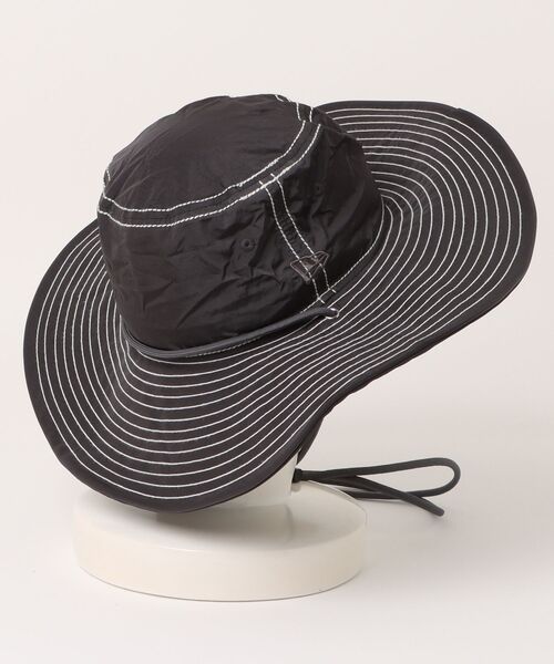 【新品未使用！】familiar NEWERA ハット！ ニューエラ（NEWERA） 日除け付きサファリハット ブラック S/M