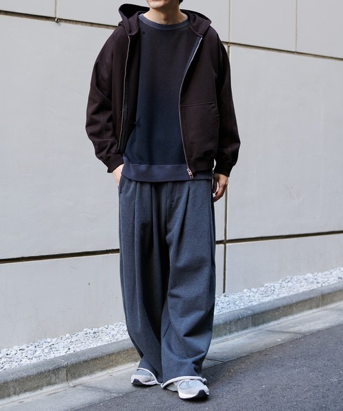 Needles（ニードルス）の「【NEEDLES/ニードルズ】〈別注〉 2-Tone CrewNeck Sweat Shirts（スウェット・メンズ・ブラック/グレー・SMALL/LARGE/MEDIUM）」の4枚目の写真