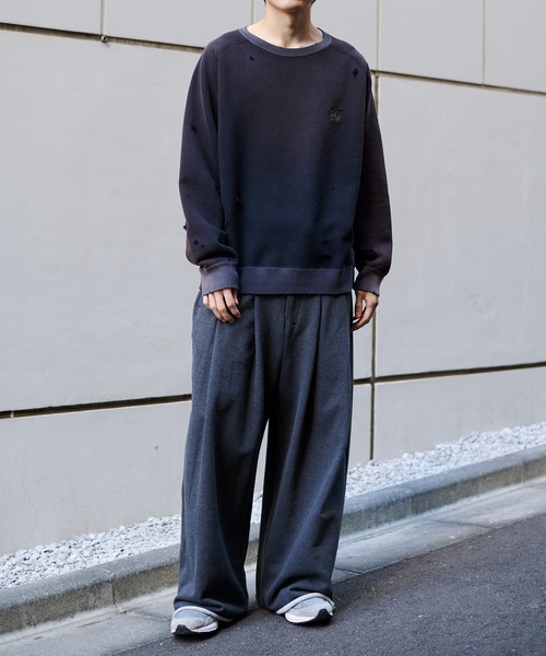 セール】【NEEDLES/ニードルズ】〈別注〉 2-Tone CrewNeck Sweat