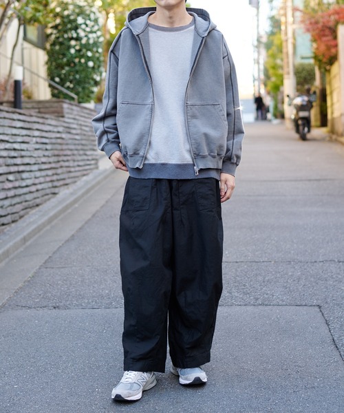 Needles（ニードルス）の「【NEEDLES/ニードルズ】〈別注〉 2-Tone CrewNeck Sweat Shirts（スウェット・メンズ・ブラック/グレー・SMALL/LARGE/MEDIUM）」の6枚目の写真