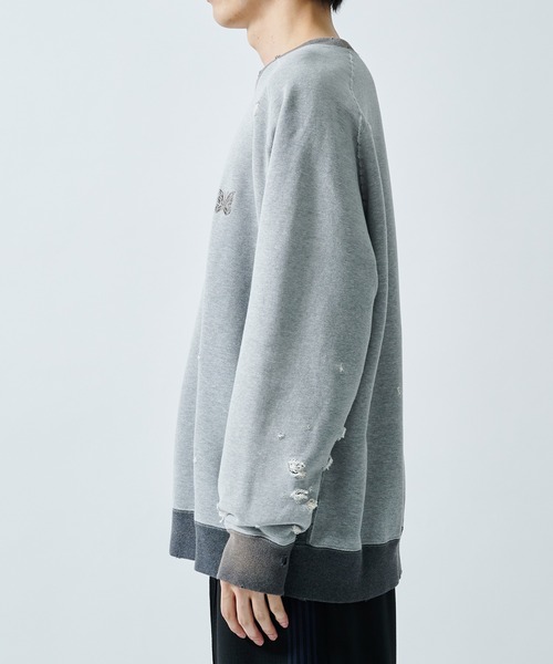 セール】【NEEDLES/ニードルズ】〈別注〉 2-Tone CrewNeck Sweat