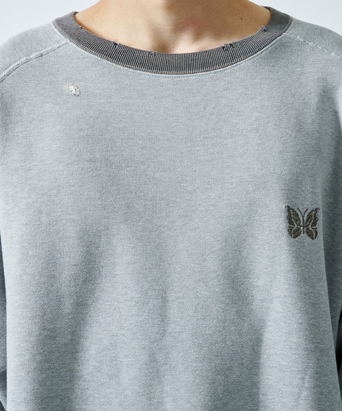 【国内発】Needles / 別注 2-Tone CrewNeck Sweat Shirts 2-Tone Crew Neck Sweat Shirt - Cotton French Terry | NEEDLES