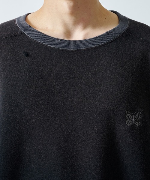 Needles（ニードルス）の「【NEEDLES/ニードルズ】〈別注〉 2-Tone CrewNeck Sweat Shirts（スウェット・メンズ・ブラック/グレー・SMALL/LARGE/MEDIUM）」の10枚目の写真
