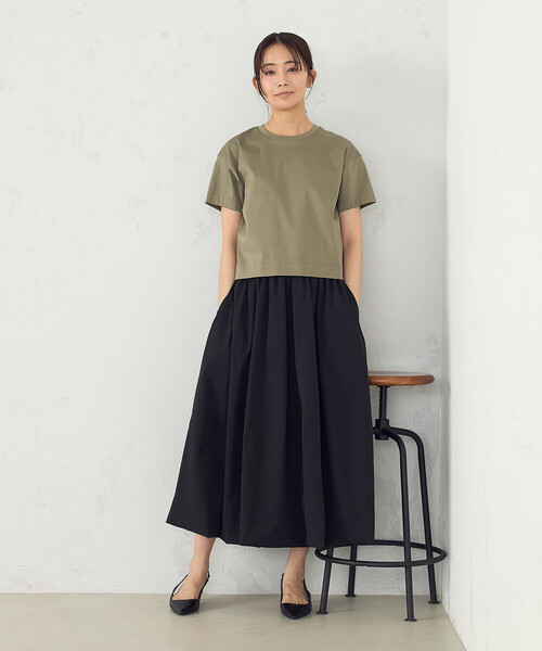 セール】クロップド Tシャツ（Tシャツ/カットソー）｜COMME CA