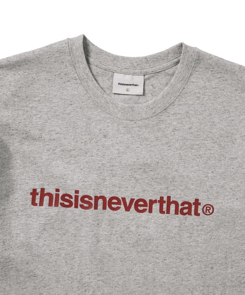 thisisneverthat（ディスイズネバーザット）の「T-Logo Tee（Tシャツ/カットソー・メンズ・ヘザーグレー/グレー系その他/ピンク/パープル系その他/レッド系その他/ブルー系その他/ネイビー/グリーン系その他・XL/L/M/S）」の9枚目の写真
