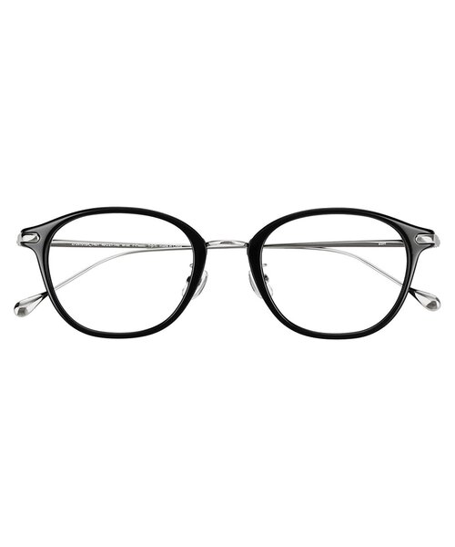 セール】ウェリントン型 メガネ｜コンビネーションフレーム｜チタン