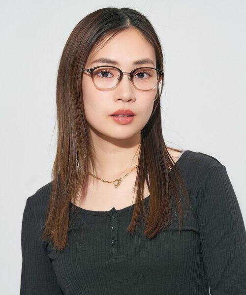 新品　Zoff コンビネーションチタン　ウェリントン セール】ウェリントン型 メガネ｜コンビネーションフレーム｜チタン
