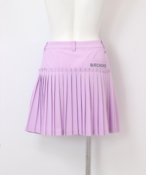 archivio(アルチビオ)の「<LADIES>プリーツ切替UV速乾スカート(スカート・レディース・ライトパープル/ホワイト/グレー/ブラック・S/M/L)」の7枚目の写真