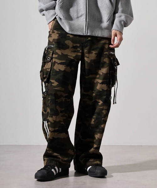 RE730(アールイーセブンサーティー)の「Camouflage cargo pants / カモフラカーゴパンツ unisex(カーゴパンツ・メンズ・グリーン系その他/グリーン系その他3/グリーン系その他2・M/L)」の19枚目の写真