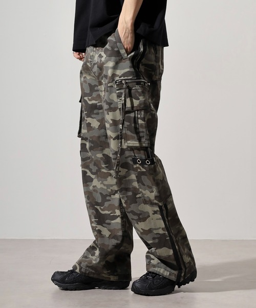 RE730(アールイーセブンサーティー)の「Camouflage cargo pants / カモフラカーゴパンツ unisex(カーゴパンツ・メンズ・グリーン系その他/グリーン系その他3/グリーン系その他2・M/L)」の13枚目の写真