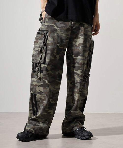 RE730(アールイーセブンサーティー)の「Camouflage cargo pants / カモフラカーゴパンツ unisex(カーゴパンツ・メンズ・グリーン系その他/グリーン系その他3/グリーン系その他2・M/L)」の14枚目の写真