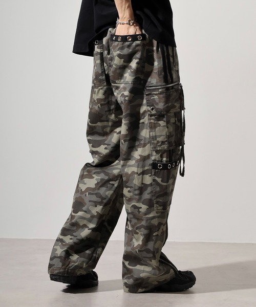RE730(アールイーセブンサーティー)の「Camouflage cargo pants / カモフラカーゴパンツ unisex(カーゴパンツ・メンズ・グリーン系その他/グリーン系その他3/グリーン系その他2・M/L)」の15枚目の写真