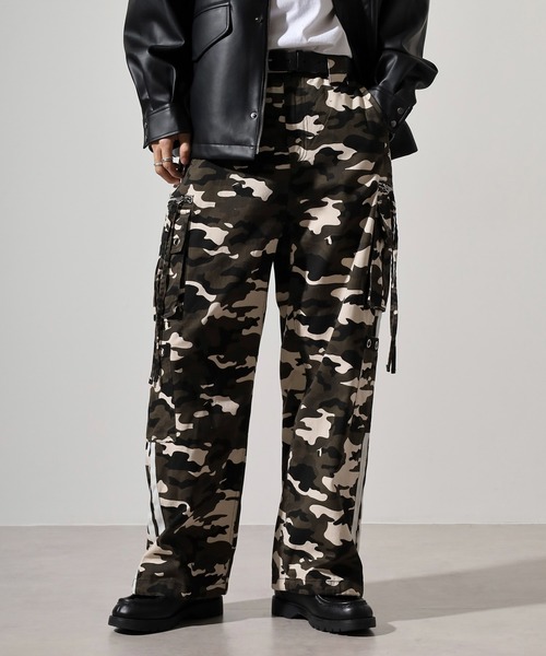 RE730(アールイーセブンサーティー)の「Camouflage cargo pants / カモフラカーゴパンツ unisex(カーゴパンツ・メンズ・グリーン系その他/グリーン系その他3/グリーン系その他2・M/L)」の7枚目の写真