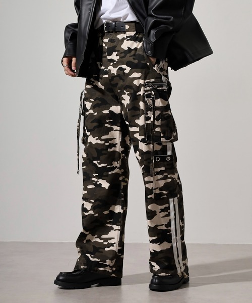 RE730(アールイーセブンサーティー)の「Camouflage cargo pants / カモフラカーゴパンツ unisex(カーゴパンツ・メンズ・グリーン系その他/グリーン系その他3/グリーン系その他2・M/L)」の8枚目の写真