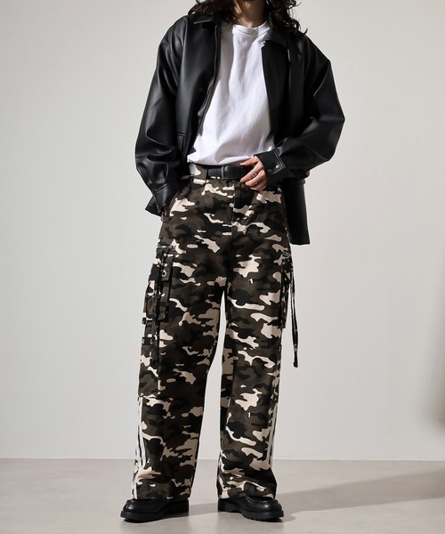 RE730(アールイーセブンサーティー)の「Camouflage cargo pants / カモフラカーゴパンツ unisex(カーゴパンツ・メンズ・グリーン系その他/グリーン系その他3/グリーン系その他2・M/L)」の11枚目の写真