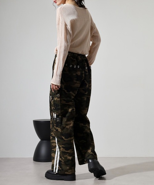 RE730(アールイーセブンサーティー)の「Camouflage cargo pants / カモフラカーゴパンツ unisex(カーゴパンツ・メンズ・グリーン系その他/グリーン系その他3/グリーン系その他2・M/L)」の6枚目の写真