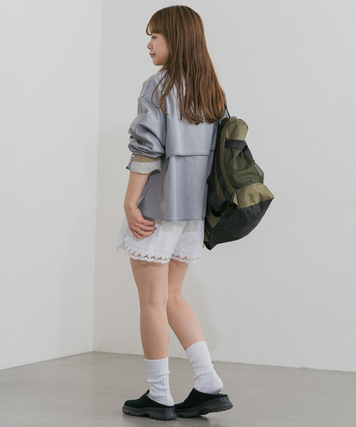 U by SPICK&SPAN(ユーバイスピックアンドスパン)の「CARIBOU MOUNTAINEERING/カリブーマウンテニアリング L/W PACK TOTE(トートバッグ・レディース・ブラック/カーキ・FREE)」の18枚目の写真