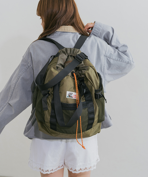 U by SPICK&SPAN(ユーバイスピックアンドスパン)の「CARIBOU MOUNTAINEERING/カリブーマウンテニアリング L/W PACK TOTE(トートバッグ・レディース・ブラック/カーキ・FREE)」の21枚目の写真