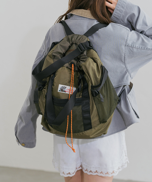 U by SPICK&SPAN(ユーバイスピックアンドスパン)の「CARIBOU MOUNTAINEERING/カリブーマウンテニアリング L/W PACK TOTE(トートバッグ・レディース・ブラック/カーキ・FREE)」の22枚目の写真