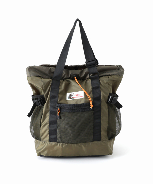 カリブーマウンテニアリング L/W PACK TOTE　カーキ CARIBOU MOUNTAINEERING/カリブーマウンテニアリング L/W PACK