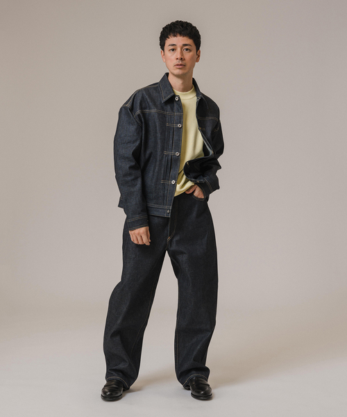 Lee(リー)の「Lee for BOUCLE 別注 カウボーイバギーパンツ リジッド(デニムパンツ・メンズ・ネイビー・38/36/34/32/30)」の3枚目の写真