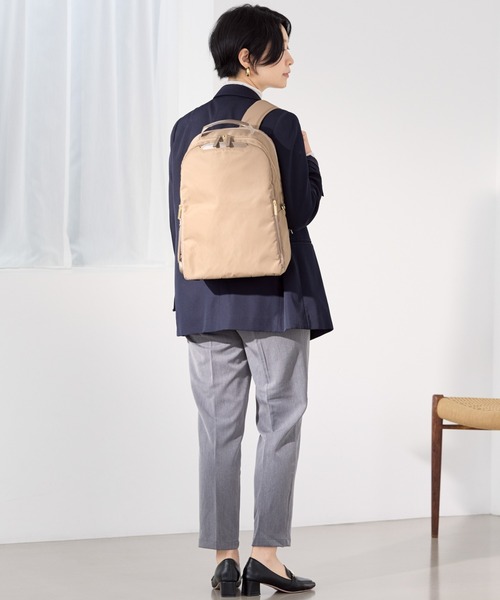 ace.(エース)の「ビジネスリュック フィッテム A4ファイル 14.0inchPC収納 68683(ビジネスバッグ・レディース・ブラック/ベージュ/チャコール/ネイビー・FREE)」の15枚目の写真