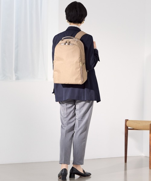 ace.(エース)の「ビジネスリュック フィッテム A4ファイル 14.0inchPC収納 68683(ビジネスバッグ・レディース・ブラック/ベージュ/チャコール/ネイビー・FREE)」の16枚目の写真