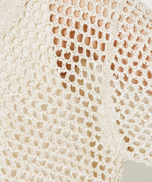 qualite（カリテ）の「ラメローゲージVネックニット（ニット/セーター・レディース・ブルー/ベージュ/ピンク・フリー）」の22枚目の写真