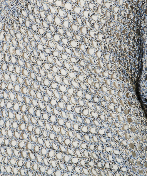 qualite（カリテ）の「ラメローゲージVネックニット（ニット/セーター・レディース・ブルー/ベージュ/ピンク・フリー）」の9枚目の写真