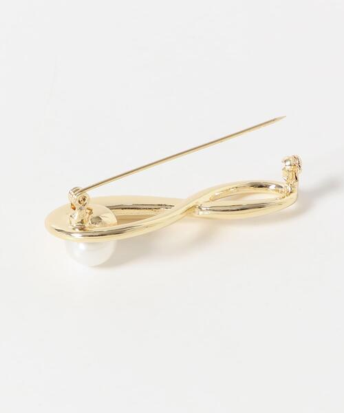 SMELLY（スメリー）の「パールツイストブローチ（ブローチ/コサージュ・レディース・ゴールド・-）」の5枚目の写真