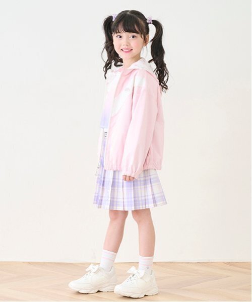 セール】ポーチ付 チェックプリーツスカパン（スカート）｜mezzo piano